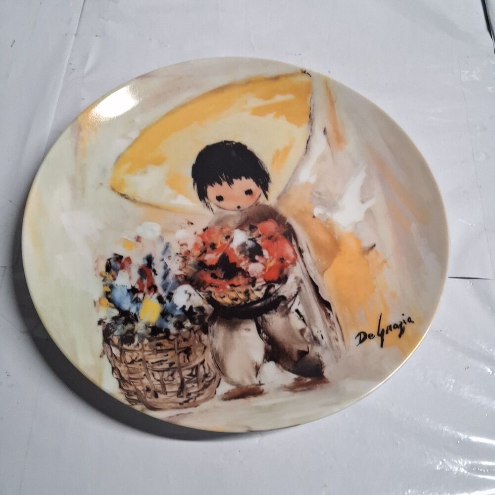 DeGrazia's Children of the Sun "The Gentle White Cove" Collector Plate #6795A